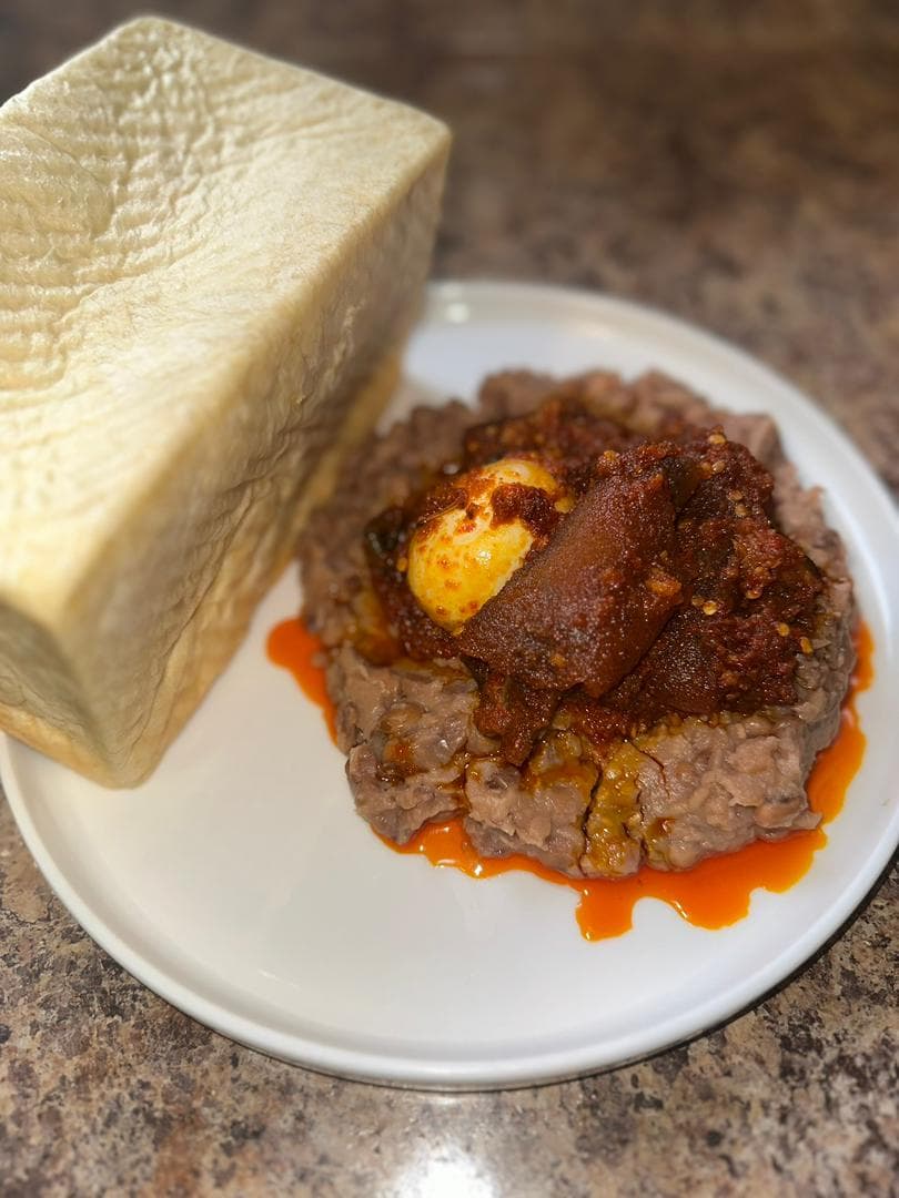 Ewa Agoyin (beans and sauce) (2L bowl)